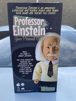 Professor Einstein Robot Hanson  Interactive Tutor Genius Animatronic New Read