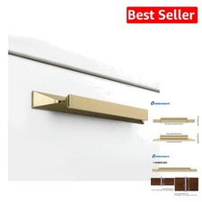 Versatile 15 Pack Gold Cabinet Pulls - Easy Install 3-3/4 Inch Drawer Hardware