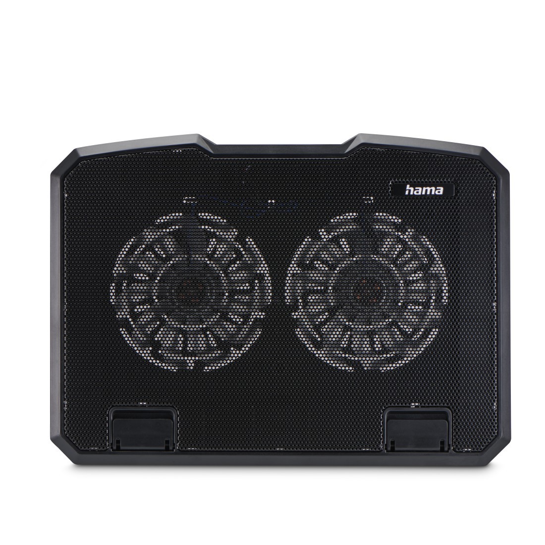 Refroidisseur PC portable 15.6 support ventilé ordinateur 40cm metal noir 2 ventilateurs silencieux