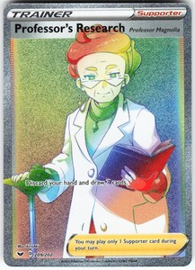 Professor's Research 209/202 Sword & Shield Secret Rare Rainbow Holo