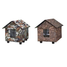 Outdoor Cat House Foldable Warm Pet Supplies Small Dog Hideaway Kitten House