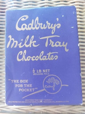 Vintage Cadbury 1/2 1 Pfund Schokoladenschachtel. Leer. Top Zustand