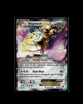 Aegislash EX 65/119 RR Phantom Forces Pokemon 2014 EN LP
