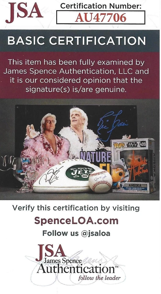 FOTO/REVISIÓN AUTOMÁTICA BOB COUSY PERSONALIZADA ENMARCADA 11X20 CERTIFICADO JSA AU47706 Foto 3 de 4