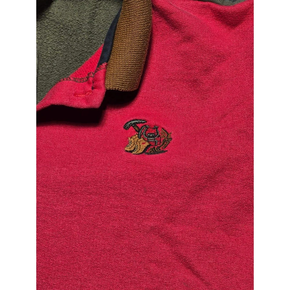 Camisa de Rugby Kitestrings Colorblock Manga Larga con Caballo Bordado 4T Foto 2 de 4