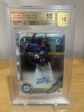 2019 Bowman Chrome Prospect Auto Julio Rodriguez BGS 10/10 Pristine