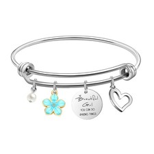 - You Can Do Amazing Things - Inspirational Bracelet Bangle for Women, Motivatio