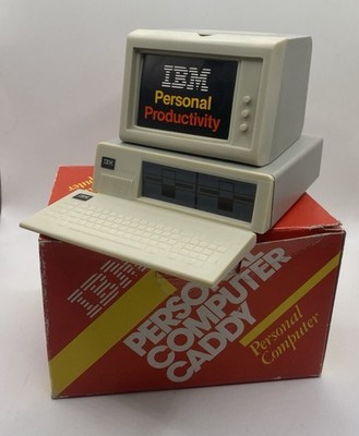 Vintage 1983 IBM Advertising Personal Computer Desk Caddy New in Box