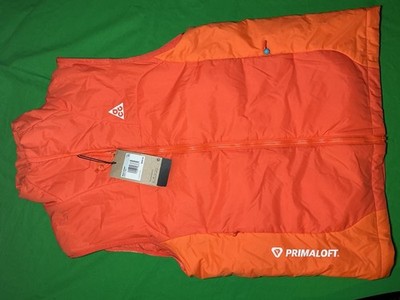 Nike ACG Therma-FIT Adult Size XS Full-Zip Primaloft Vest Orange DQ5777-891