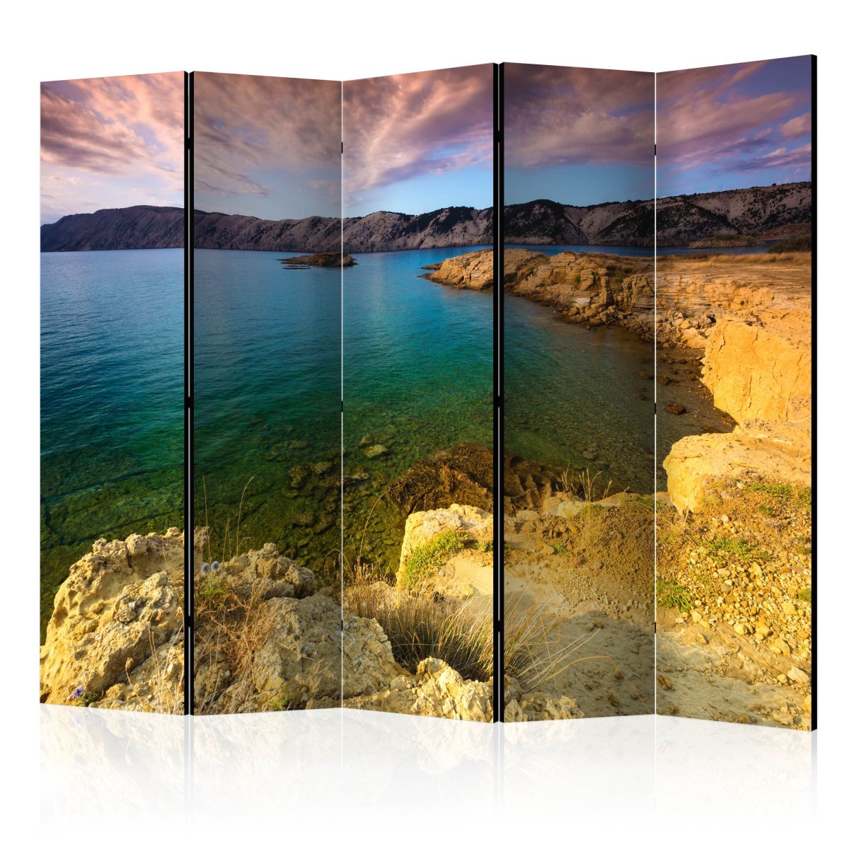 Paravent 5 volets design Rab Croatia finition premium 172x225