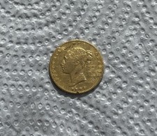 1844 Queen Victoria Half Sovereign Coin - (Victoria Era)