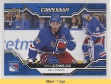 2018-19 Upper Deck Compendium Blue Mika Zibanejad #668 READ s9z