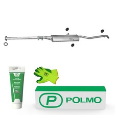 POLMO Auspuff Endschalldämpfer mit E-Prüfzeichen /3536