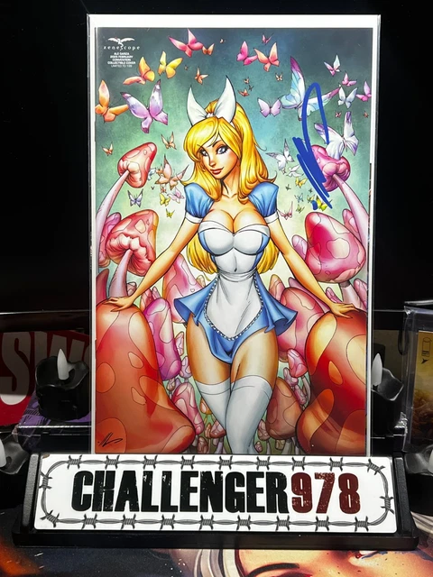 GRIMM FAIRY TALES #92 Ale Garza SIGNED VIRGIN - Alice in Wonderland LTD 199