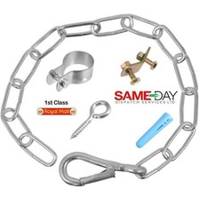 UNIVERSAL Gas Oven Chain Hose Cooker Stability Safety Kit Hook Fixings 16" 40cm