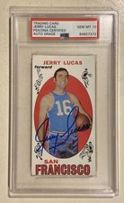 1969 Topps Jerry Lucas Signed Rookie Basketball Card #45 Certified PSA/DNA 10