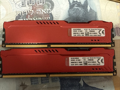 Kingston HyperX Fury 8GB kit(2x4GB) DDR3 1866MHz RAM HX318C10FRK2/8 USED