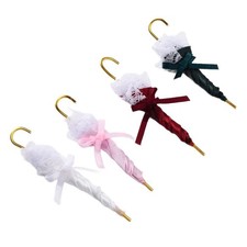 Dollhouse Umbrella Fashionable Vivid Miniature Doll House Parasol