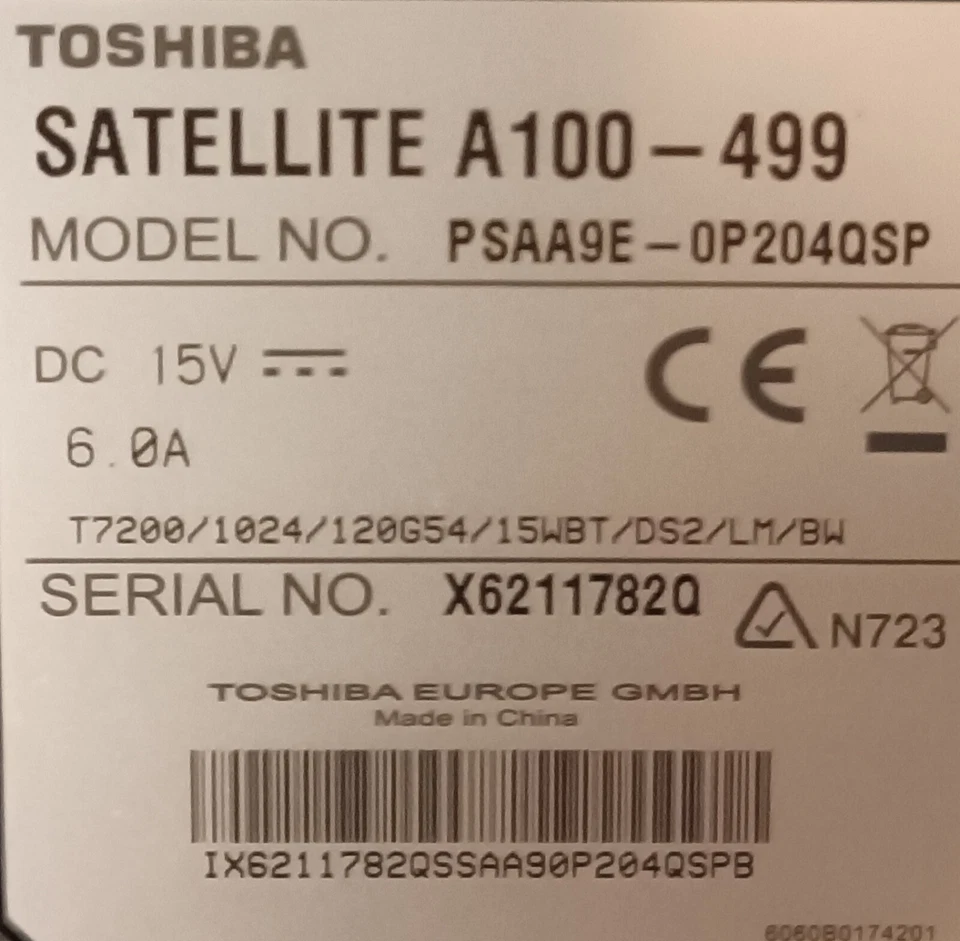Toshiba Satélite - Imagen 3 de 4