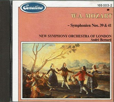 Mozart - Symphonien Nos. 39 & 41 New Symphony Orchestra Of London CD 1986
