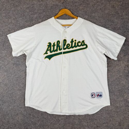 Vintage Majestic Oakland A's Athletics Baseball Jersey Mens XL Blank Made in USA