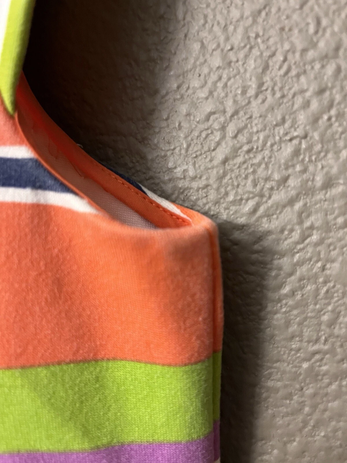 Abito da lavoro ufficio Kate Spade arancione blu Nico taglia 8