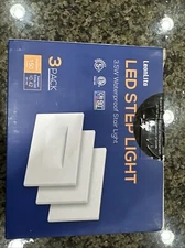 LeonLite LED Step Light 3.5W Waterproof Stair Light (3 Pack)                    
