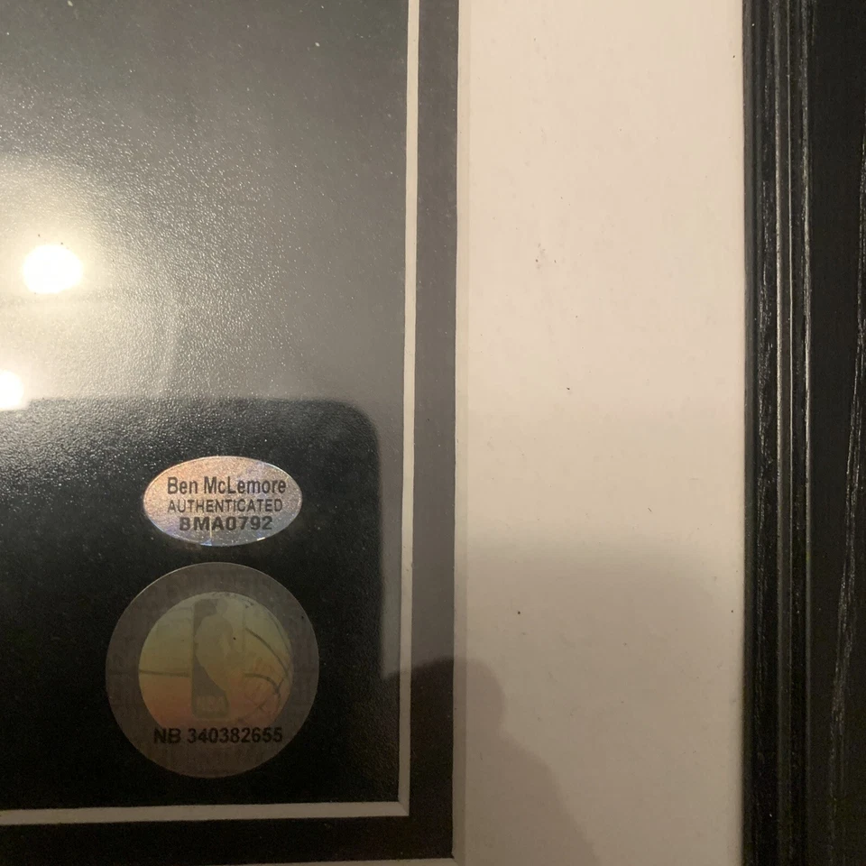 Ben McLemore Signed Kings Framed 8x10 Photo/2013-14 Rookie McLemore Authentics - Imagem 3 de 3