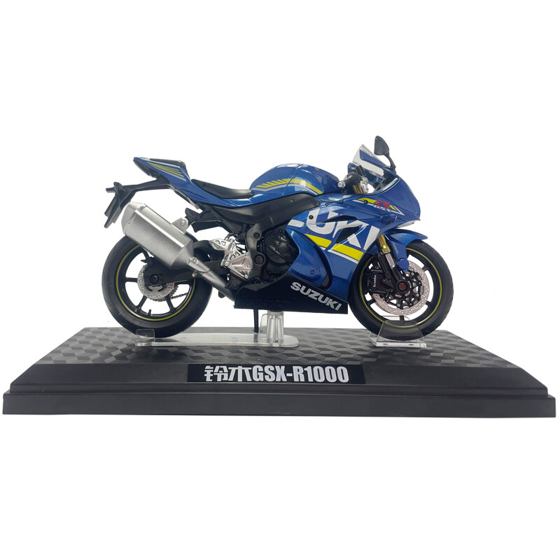 1:12 Scale Suzuki GSX-R1000 Motorcycle Model Diecast