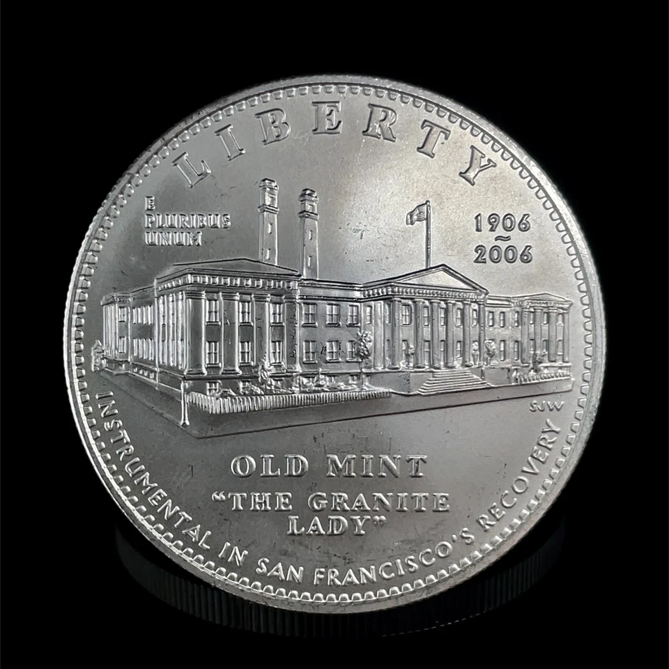 2006-S San Francisco Old Mint Centennial Commemorative Silver Dollar $1 BU/UNC - Image 4 of 4