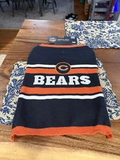 CHICAGO BEARS Pets First NFL Dog Sweater Warm Cozy Knit Pet Sweater XL NAVY NWT