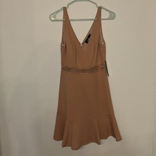 NWT Lulus Dress Size Small Mauve Fit And Flare Knees Length
