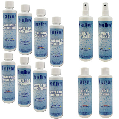 8x Agua Nova Conditioner + 2x Vinylreiniger + 2x Vinylcreme Wasserbett Pflegeset