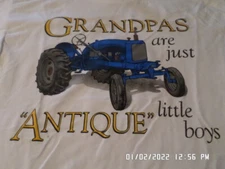 NEW T-Shirt: Grandpa's Are Antique Little Boys w/ Tractor: Lots colors S-5XL