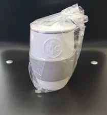 Pampered Chef Microwave Ceramic Egg Cooker With Silicone Sleeve & Instructions