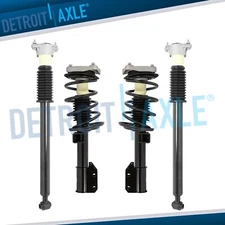 Front Struts w/Coil Spring Rear Shocks for 2010-2015 Mercedes-Benz GLK250 GLK350
