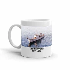 Navy Emporium USS Newport LST-1179 Coffee Cup Mug
