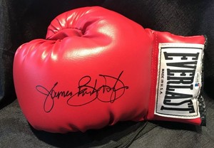 buster douglas signed glove