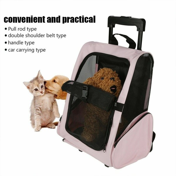 cat carrier rolling