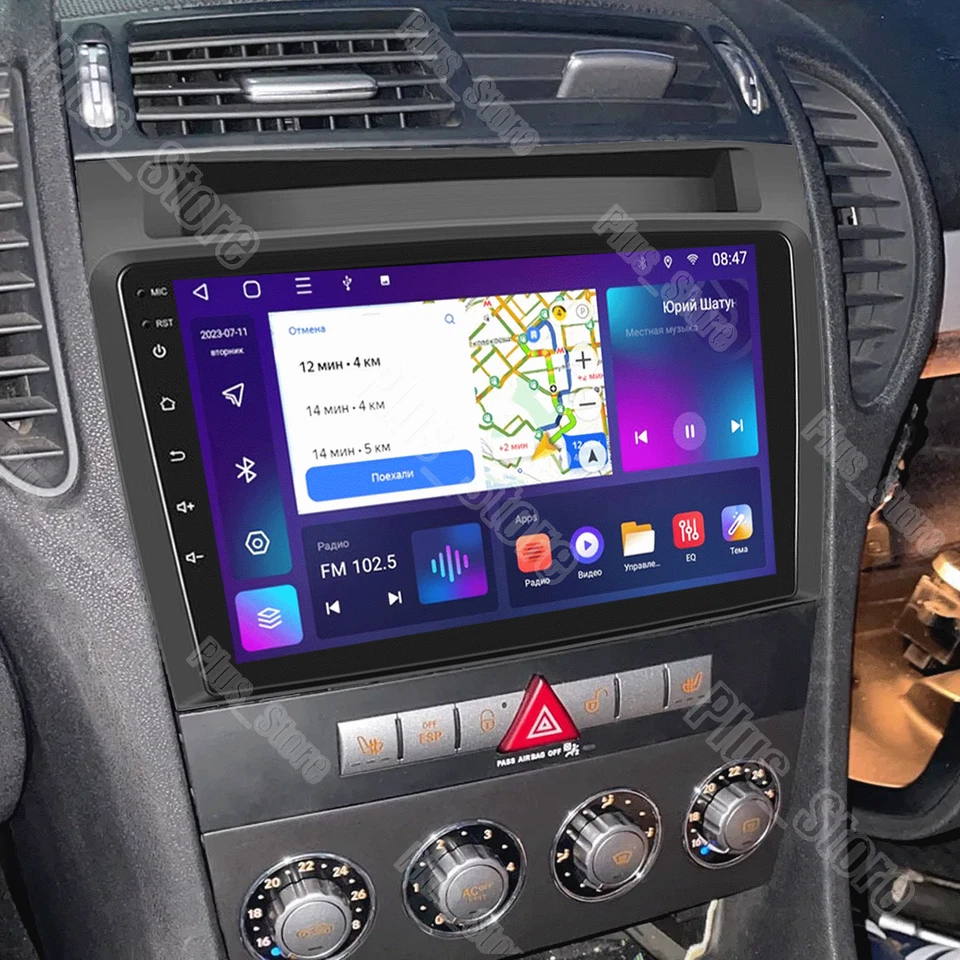 4+64G Autoradio Android 14 Carplay Für Mercedes SLK R171 2004-2011 GPS Navi DSP - Bild 2 von 4