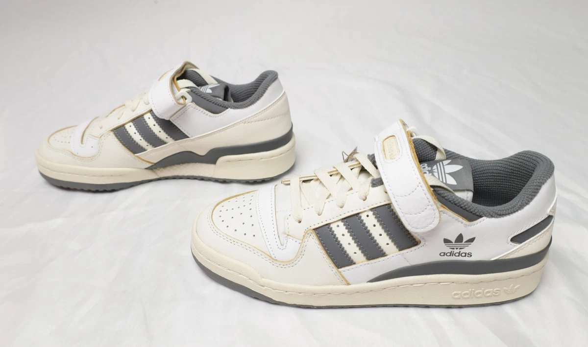 Adidas Women's Forum 84 Low Shoes CK7 Off White/Silver HQ4374 Size US:8.5