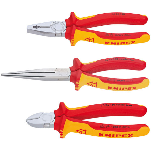 Knipex 00 20 12 Elettrico Set - 3 Pezzi
