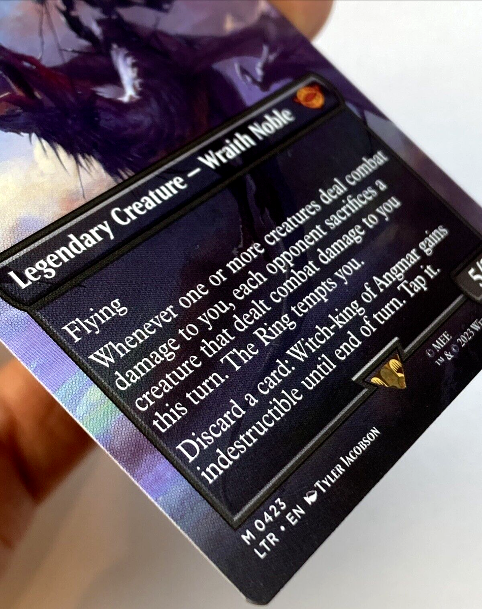 MTG Witch-king of Angmar *BORDERLESS* The Lord of the Rings 0423