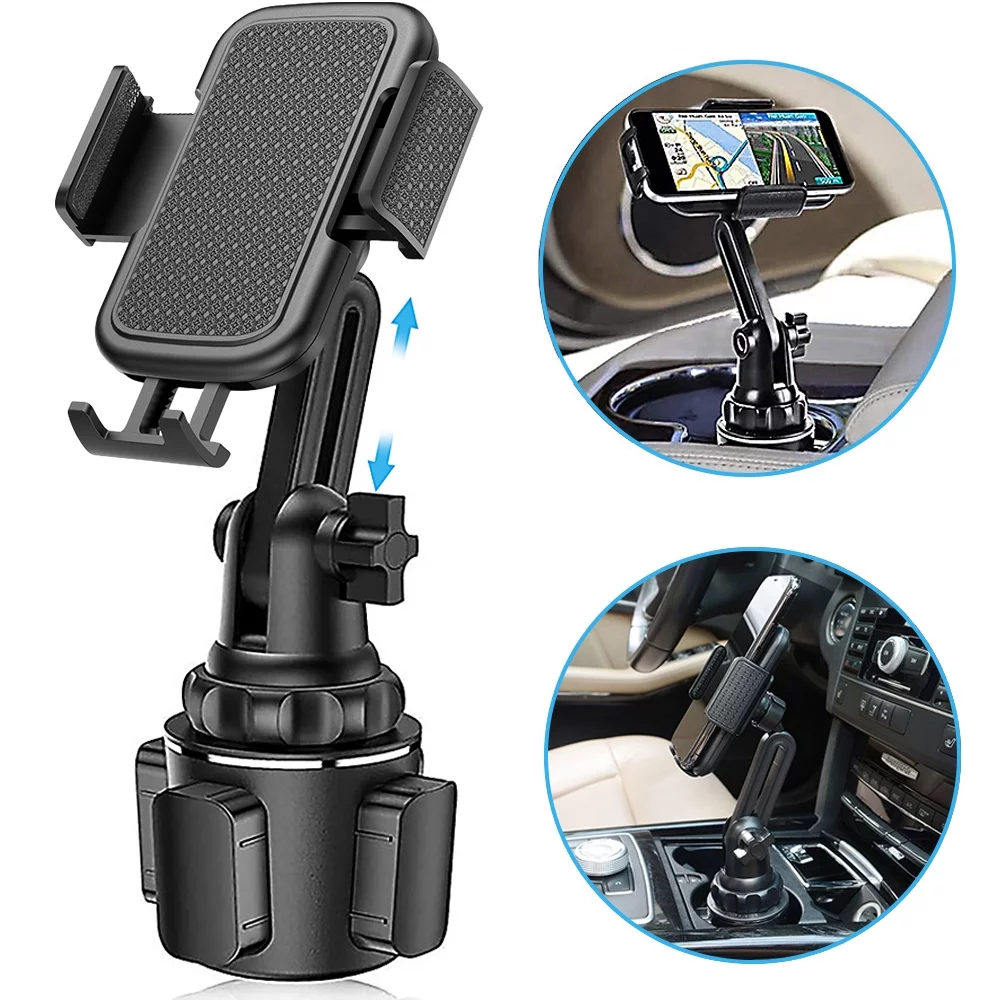 Car Phone Holder Mount, Phone Mount for Car Universal 360 Adjustable Phone Holde-image