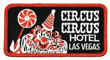 Circus Circus Clown Hotel Casino Las Vegas Nevada Retro Vintage Parche de Hierro