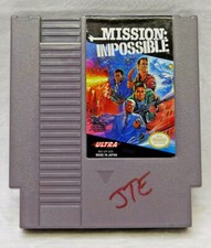 Nintendo NES Mission Impossible Authentic Video Game Cartridge