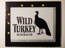 Wild Turkey Bourbon Custom Stencil FAST FREE SHIPPING