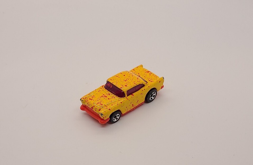 Vintage 1978 Hot Wheels 55' Yellow Chevy with Red Speckles