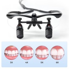 2.5.0X-6.0X Dental Medical Surgical Ergo Binocular Loupes /5W LED Head Light