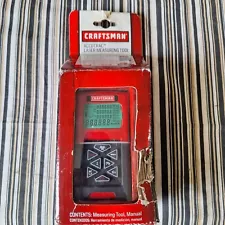 New Craftsman Accutrac Laser Measuring Tool 48277 Backlit 100 Ft (DAMAGED BOX)